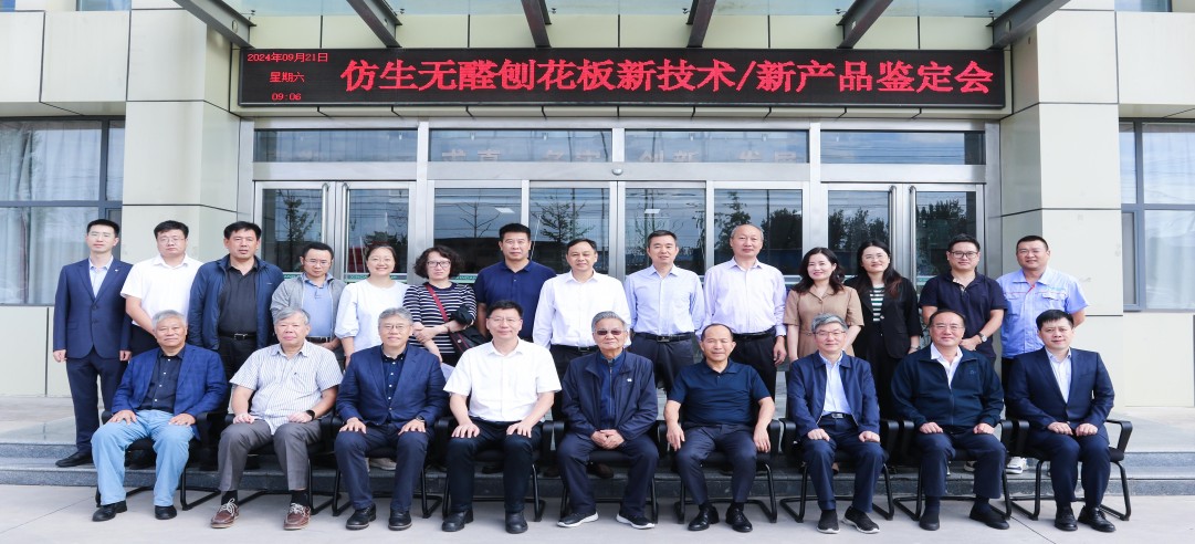 重磅！新港集團(tuán)和東北林業(yè)大學(xué)共同研發(fā)的仿生無醛刨花板新技術(shù)/新產(chǎn)品通過4項(xiàng)“國際領(lǐng)先”水平鑒定!